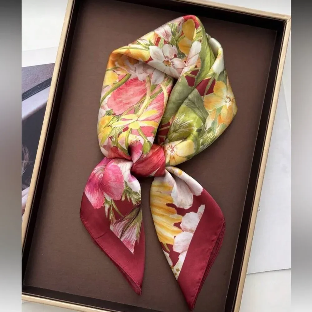 Boho Floral Scarf S75